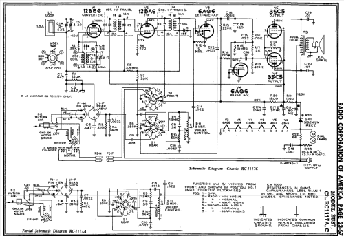2US7 Ch= RC-1117A; RCA RCA Victor Co. (ID = 148939) Radio