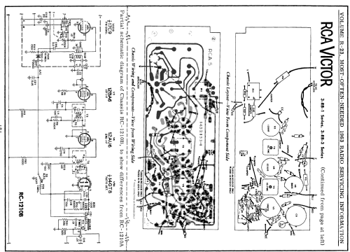 3RB34 Ch= RC-1210B; RCA RCA Victor Co. (ID = 175080) Radio
