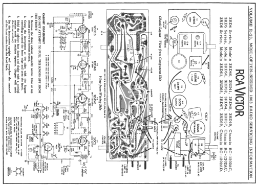 3RD50 Ch= RC-1202AC; RCA RCA Victor Co. (ID = 174364) Radio