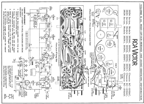 3RD61 Ch= RC-1202AD; RCA RCA Victor Co. (ID = 174360) Radio