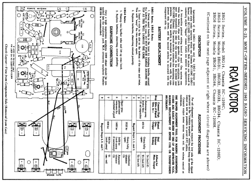 3RG33 Ch= RC-1208D; RCA RCA Victor Co. (ID = 175104) Radio