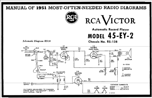 45-EY-2 Ch= RS-138F; RCA RCA Victor Co. (ID = 130181) R-Player