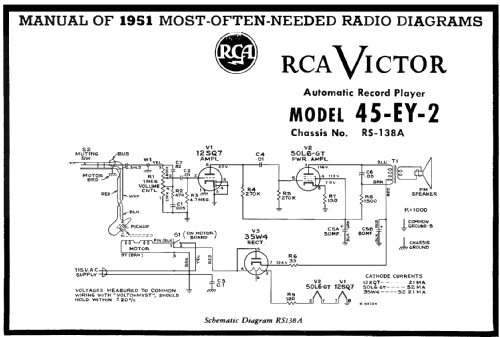 45-EY-2 Ch= RS-138A; RCA RCA Victor Co. (ID = 130185) R-Player