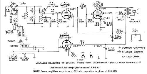 45-EY Ch= RS-132; RCA RCA Victor Co. (ID = 1382955) R-Player