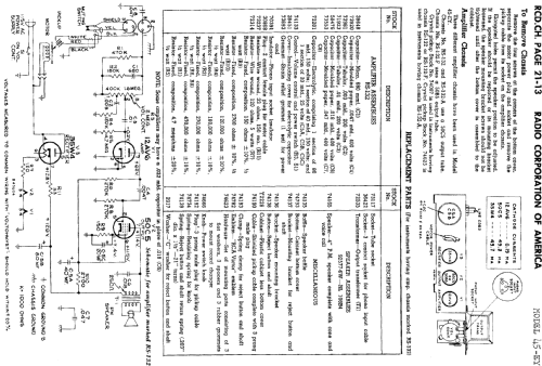 45-EY Ch= RS-132-F; RCA RCA Victor Co. (ID = 876281) Sonido-V
