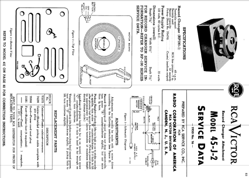 45-J-2 ; RCA RCA Victor Co. (ID = 1392156) Enrég.-R