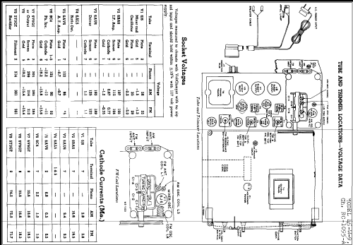 45-W-9 Ch= RC-1095A; RCA RCA Victor Co. (ID = 253627) Radio