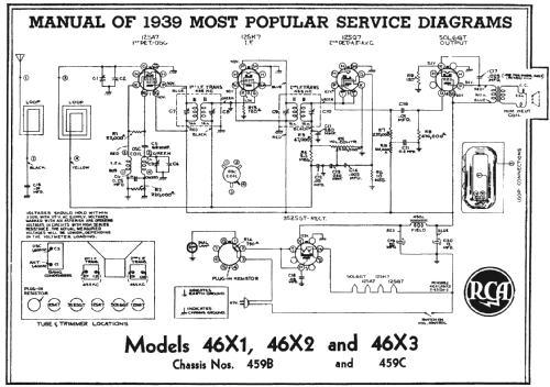 46X3 Ch= RC-459-C; RCA RCA Victor Co. (ID = 203739) Radio