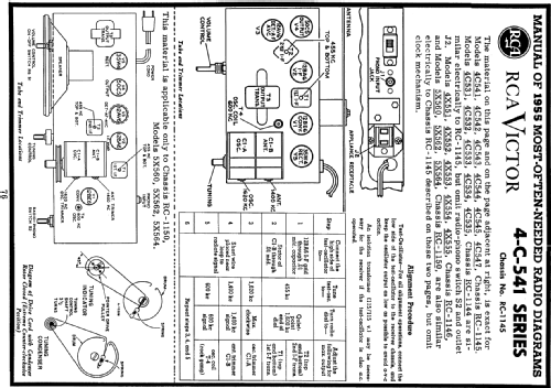 4C535 Ch= RC-1144; RCA RCA Victor Co. (ID = 121240) Radio