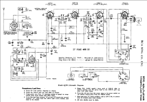 4QB4 Ch= RC-440A; RCA RCA Victor Co. (ID = 950430) Radio