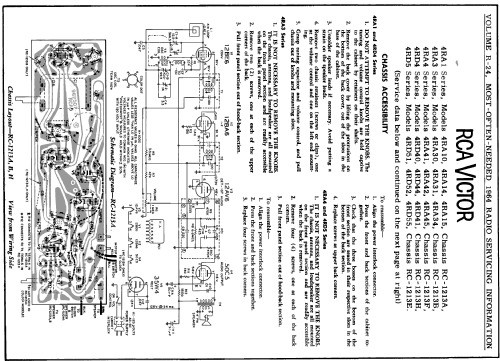 4RA30 Ch= RC-1213B; RCA RCA Victor Co. (ID = 181987) Radio