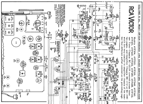 4VF348 Ch= RC-1211A + RS-199C / RS-177J; RCA RCA Victor Co. (ID = 182641) Radio