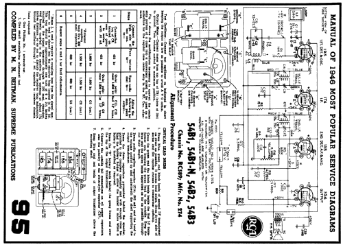 54B1N Ch= RC-589; RCA RCA Victor Co. (ID = 477973) Radio