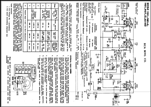 54B3 Ch= RC-589; RCA RCA Victor Co. (ID = 477993) Radio