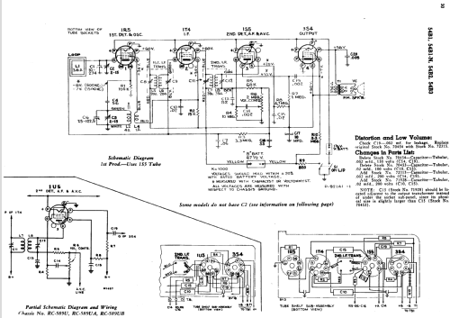 54B3 Ch= RC-589B; RCA RCA Victor Co. (ID = 1109115) Radio