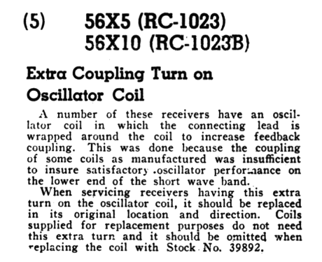 56X5 Ch= RC-1023; RCA RCA Victor Co. (ID = 1110992) Radio