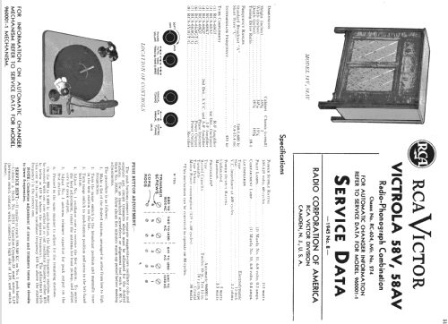 58V Ch= RC-604; RCA RCA Victor Co. (ID = 1107387) Radio