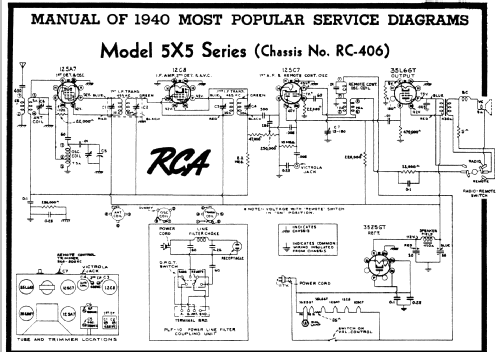 5X5W Ch= RC-406; RCA RCA Victor Co. (ID = 60447) Radio