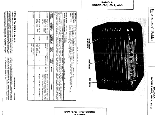 Radiola 61-3 Ch= RC-1011; RCA RCA Victor Co. (ID = 478751) Radio