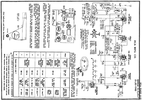 Radiola 61-6 Ch= RC-594D; RCA RCA Victor Co. (ID = 212055) Radio