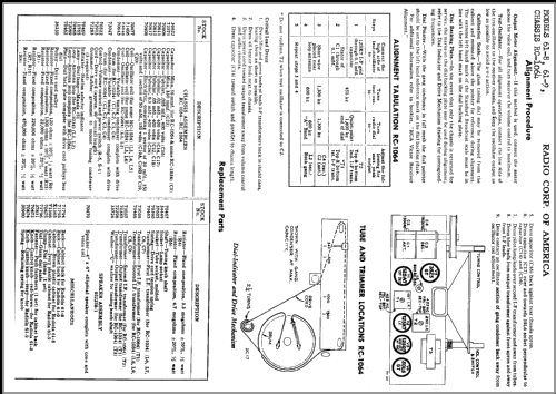 61-8 Ch= RC-1064; RCA RCA Victor Co. (ID = 357675) Radio