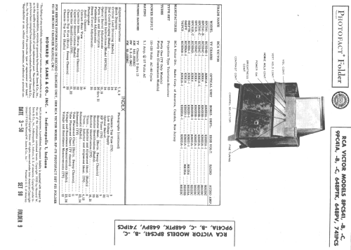 648PV Ch= KCS24A-1, KRS20-1, KRS21A-1, KRK-1A, RK121-A; RCA RCA Victor Co. (ID = 1627246) TV Radio