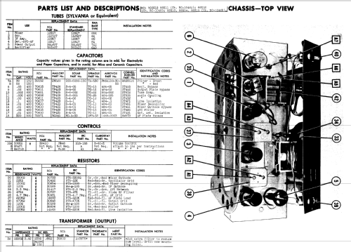 66X13 Ch= RC-1046B; RCA RCA Victor Co. (ID = 910087) Radio