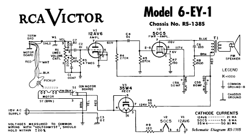 6-EY-1 Ch=RS-138S; RCA RCA Victor Co. (ID = 126291) Ton-Bild