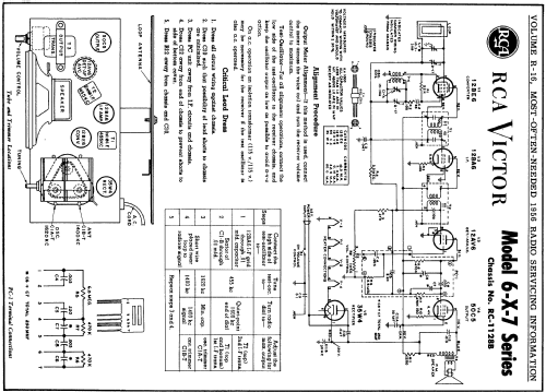 6-X-7 Nipper Ch=RC-1128B; RCA RCA Victor Co. (ID = 126310) Radio