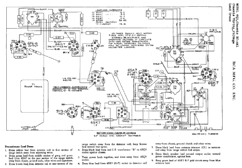 6Q1 Ch= RC-441; RCA RCA Victor Co. (ID = 954091) Radio