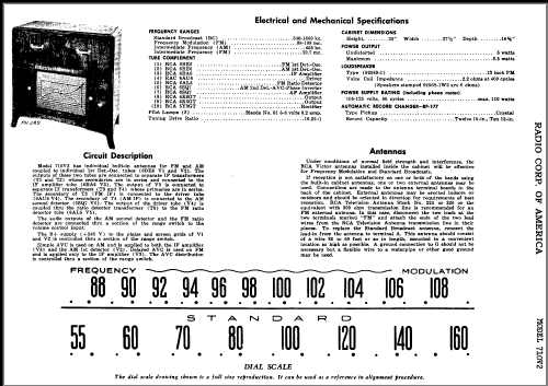 710V2 Ch= RC-613A; RCA RCA Victor Co. (ID = 358116) Radio