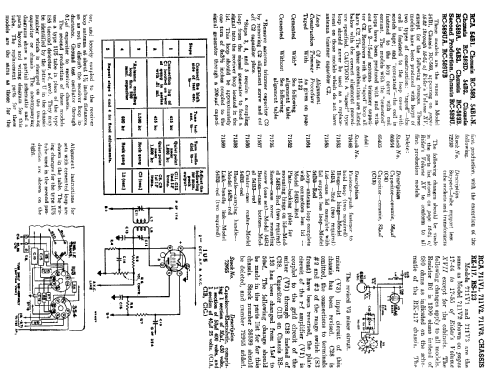 711V3 Ch= RK-117 RS-123; RCA RCA Victor Co. (ID = 980462) Radio