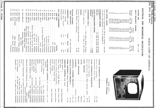721-TS KCS 26-1; RCA RCA Victor Co. (ID = 661032) Television