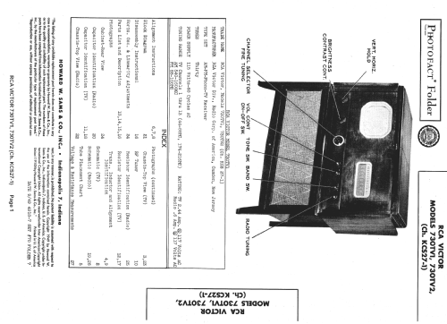 730-TV1 Ch= KCS27-1; RCA RCA Victor Co. (ID = 1366121) TV Radio