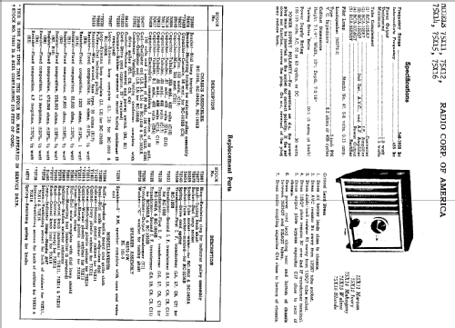 75X11 Ch=RC1050A; RCA RCA Victor Co. (ID = 984866) Radio