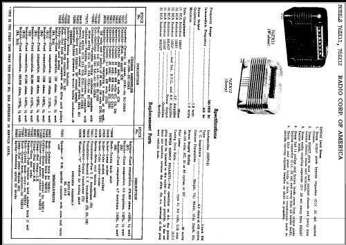 76ZX12 Ch= RC-1058; RCA RCA Victor Co. (ID = 358099) Radio
