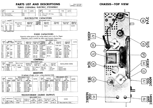 7-BX-7J Ch= RC-1161A; RCA RCA Victor Co. (ID = 509742) Radio