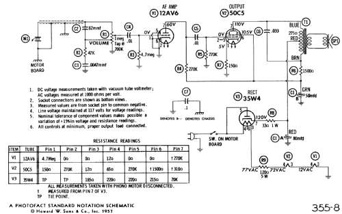 7-EY-2JJ Ch=RS-155A; RCA RCA Victor Co. (ID = 1847876) R-Player