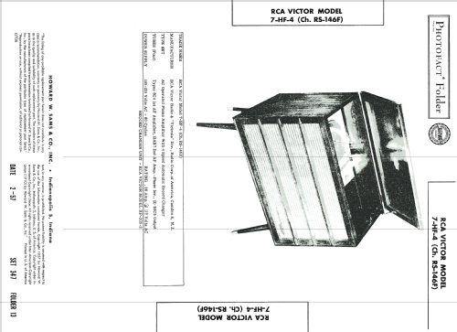 7-HF-4 Ch= RS-146F; RCA RCA Victor Co. (ID = 1837561) Enrég.-R