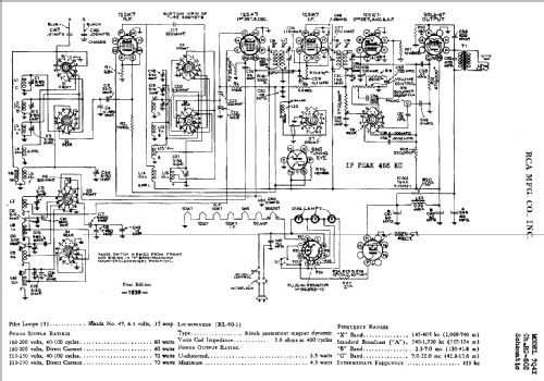 7Q4X Ch= RC-502; RCA RCA Victor Co. (ID = 961319) Radio