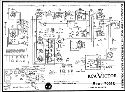 7Q51X Ch=RC1055D; RCA RCA Victor Co. (ID = 116250) Radio