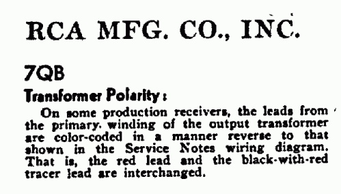 7QB Ch= RC-469; RCA RCA Victor Co. (ID = 961346) Radio