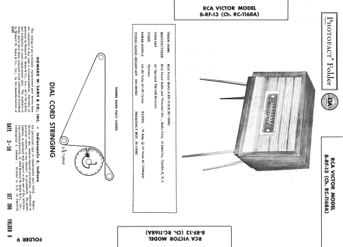 8-RF-13 Ch= RC-1168A; RCA RCA Victor Co. (ID = 2550028) Radio