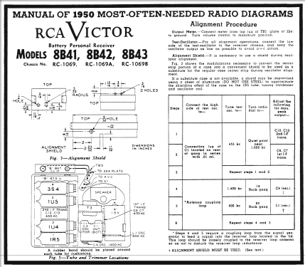 8B43 Ch= RC-1069B; RCA RCA Victor Co. (ID = 116277) Radio