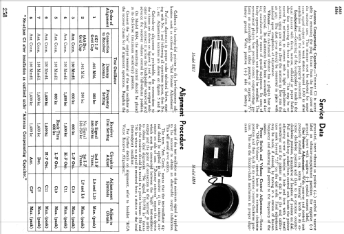 8M4 ; RCA RCA Victor Co. (ID = 977154) Car Radio