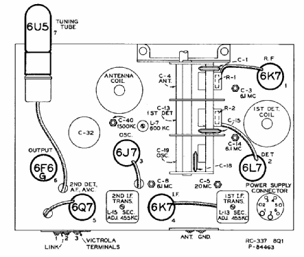 8Q1 Ch= RC-337; RCA RCA Victor Co. (ID = 255476) Radio