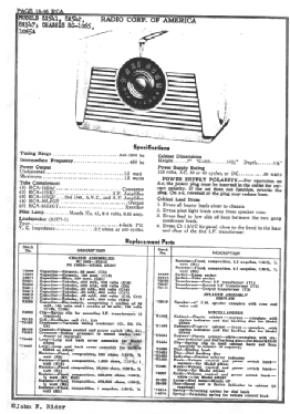 8X541 Ch= RC-1065C; RCA RCA Victor Co. (ID = 2710832) Radio