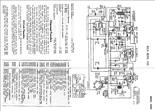 95X6 Ch= RC-381A; RCA RCA Victor Co. (ID = 989865) Radio