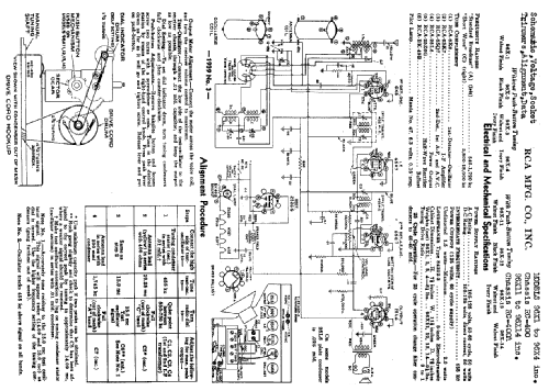 96X-1 Ch= RC-400; RCA RCA Victor Co. (ID = 1002579) Radio