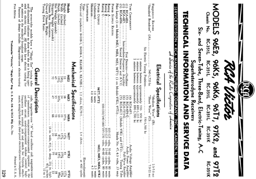 97K2 Ch=RC-351K; RCA RCA Victor Co. (ID = 975938) Radio